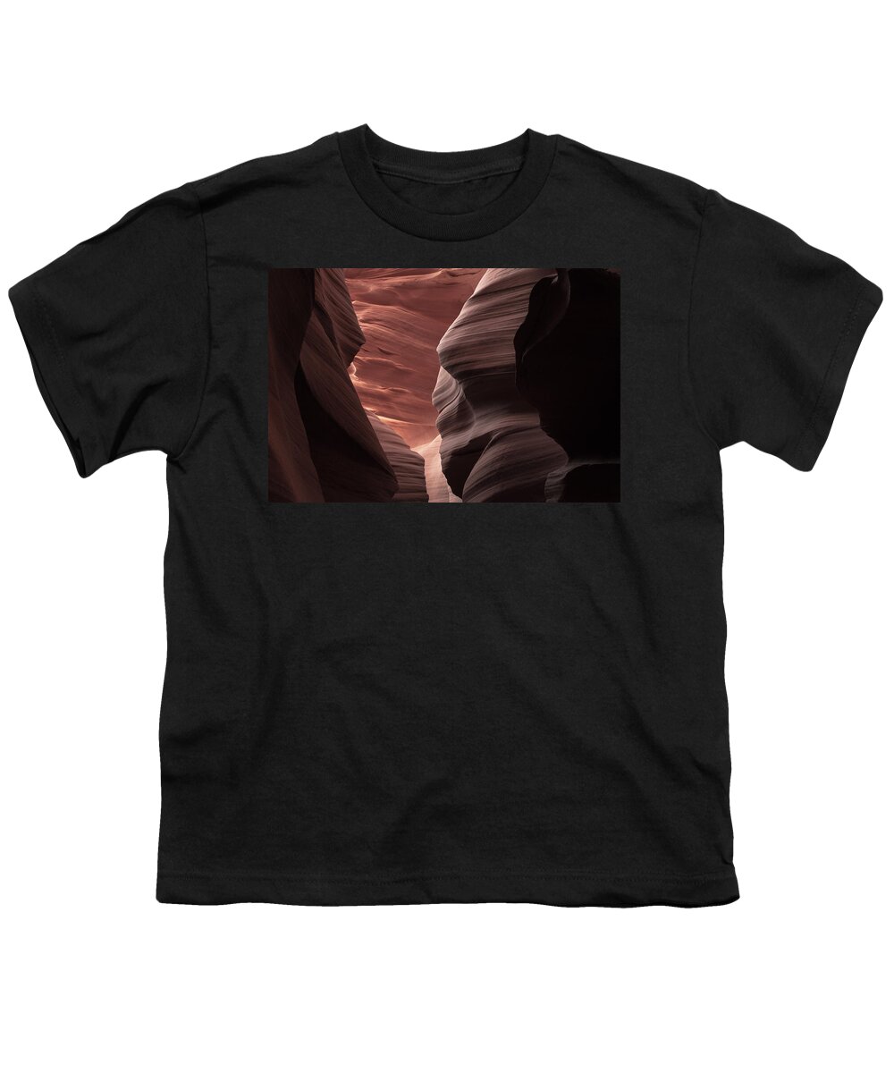 America Youth T-Shirt featuring the photograph Layers of Simplicity - Antelope Canyon by Gregory Ballos