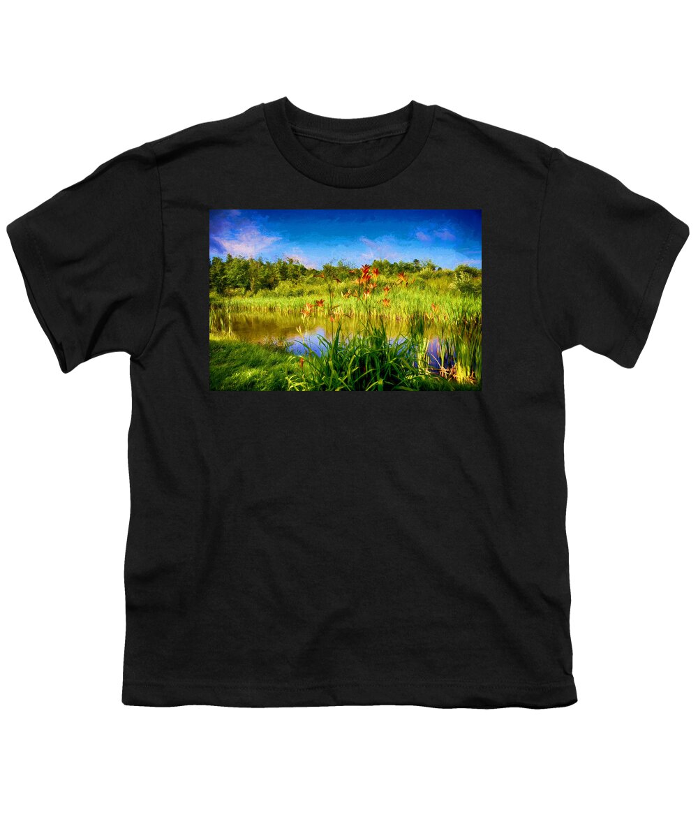 Landscape Youth T-Shirt featuring the photograph Lazy Summer by Tricia Marchlik