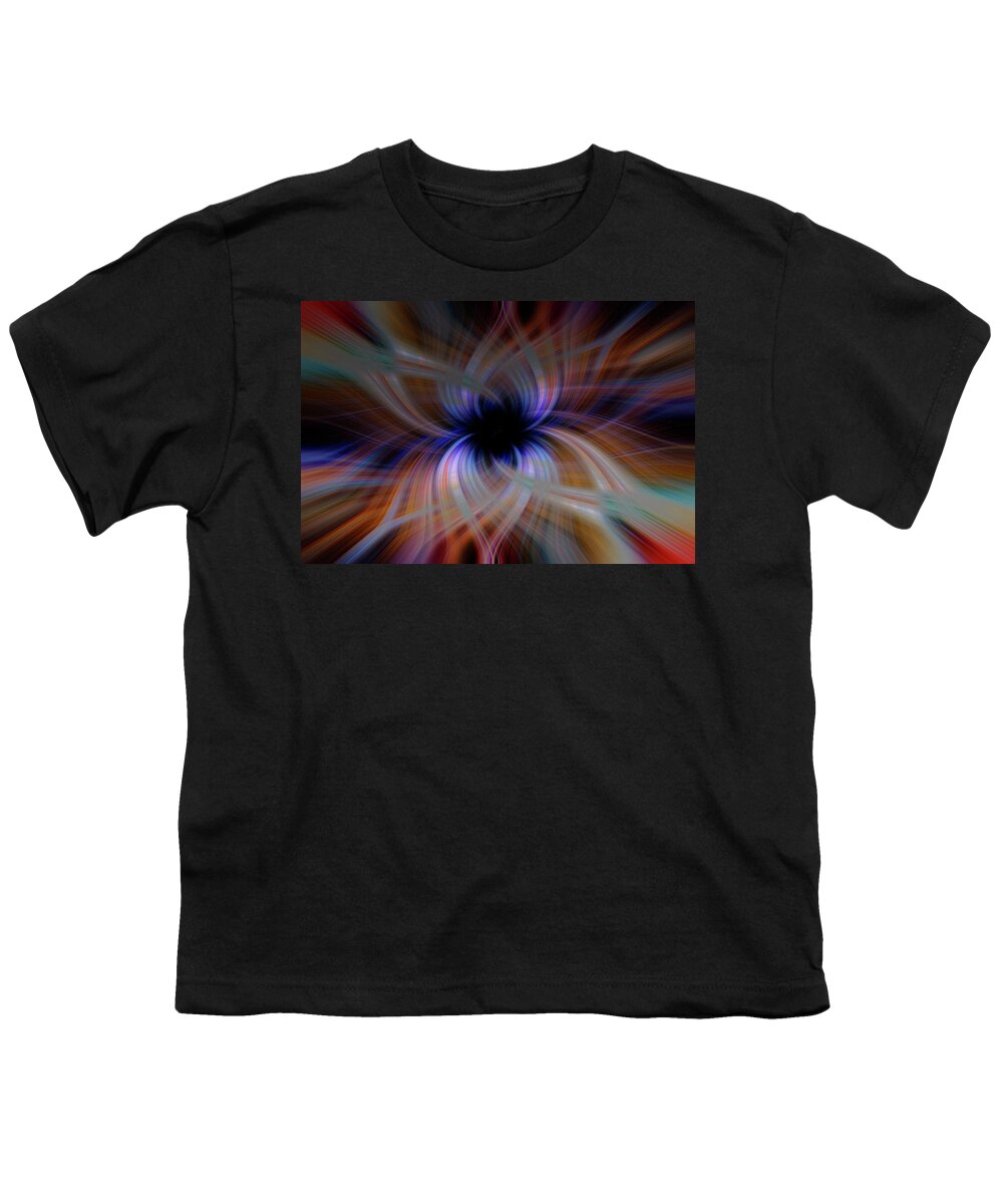 Abstracts Youth T-Shirt featuring the photograph Light Abstract 5 by Kenny Thomas