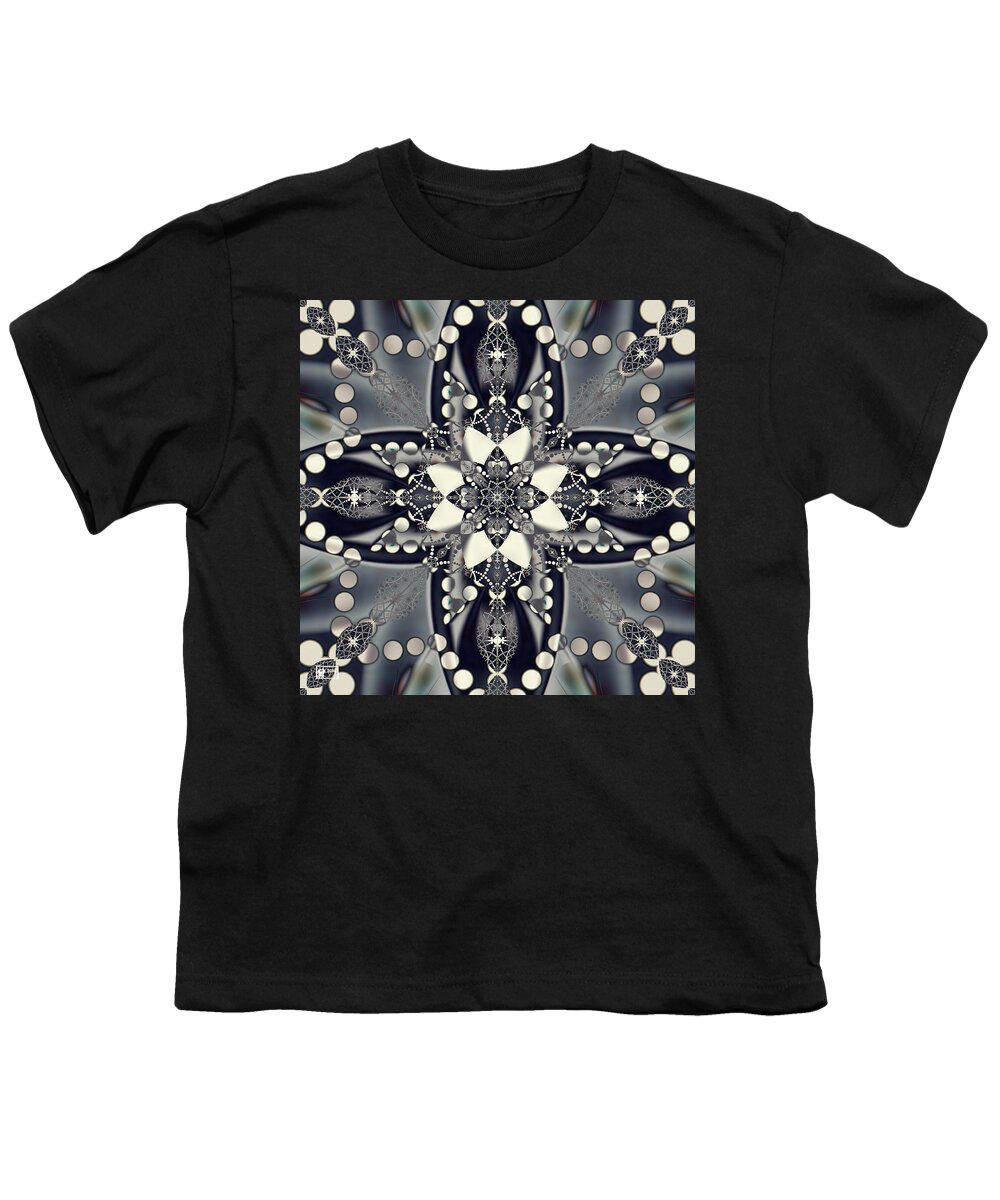 Abstract Youth T-Shirt featuring the digital art Light Wing by Jim Pavelle