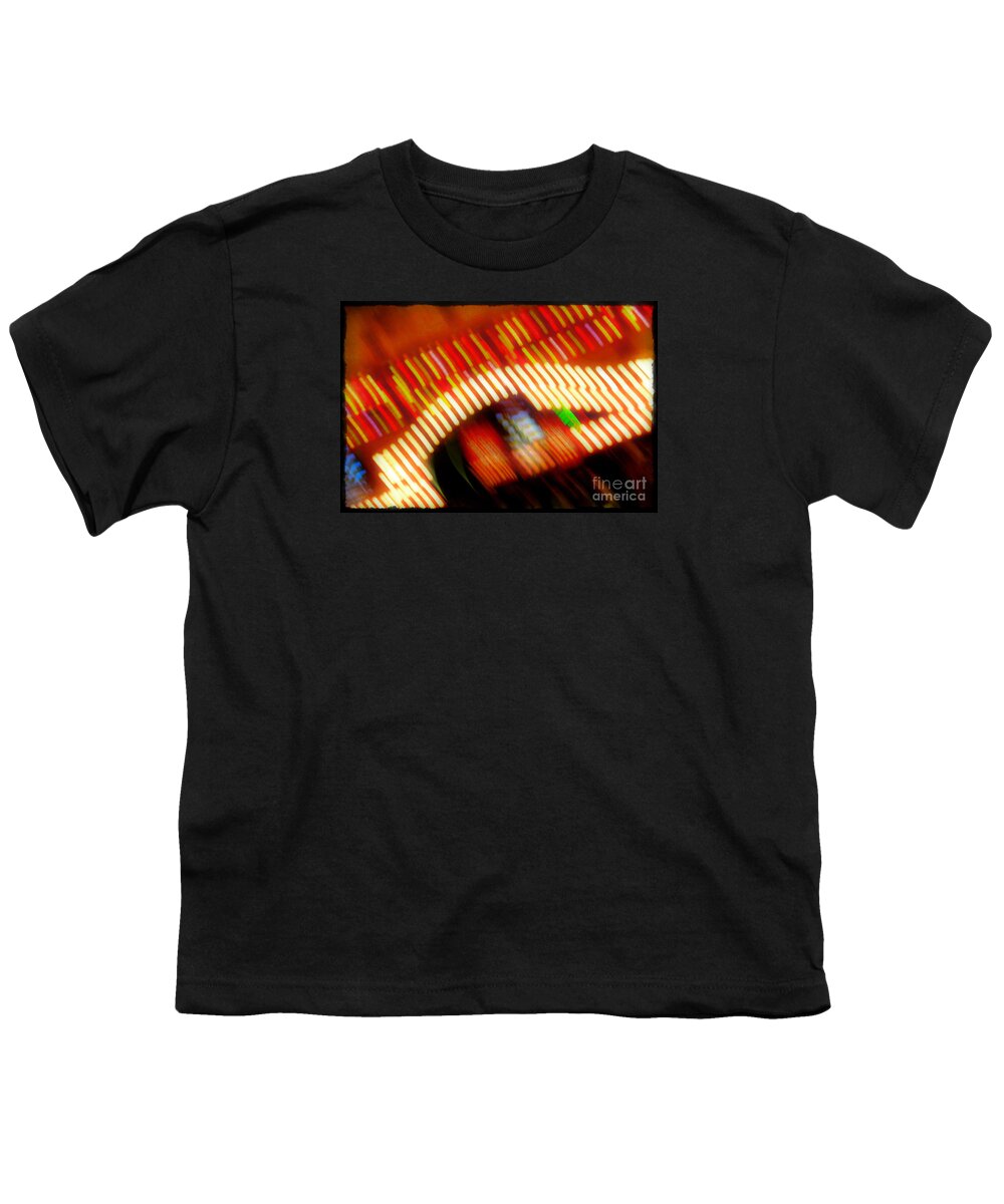 Casino Youth T-Shirt featuring the photograph Lights in the Casino by Judi Bagwell