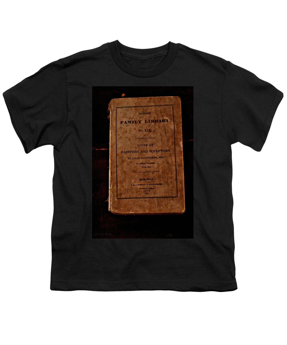 Book Youth T-Shirt featuring the photograph Lives of Painters and Sculptors by Tara Potts