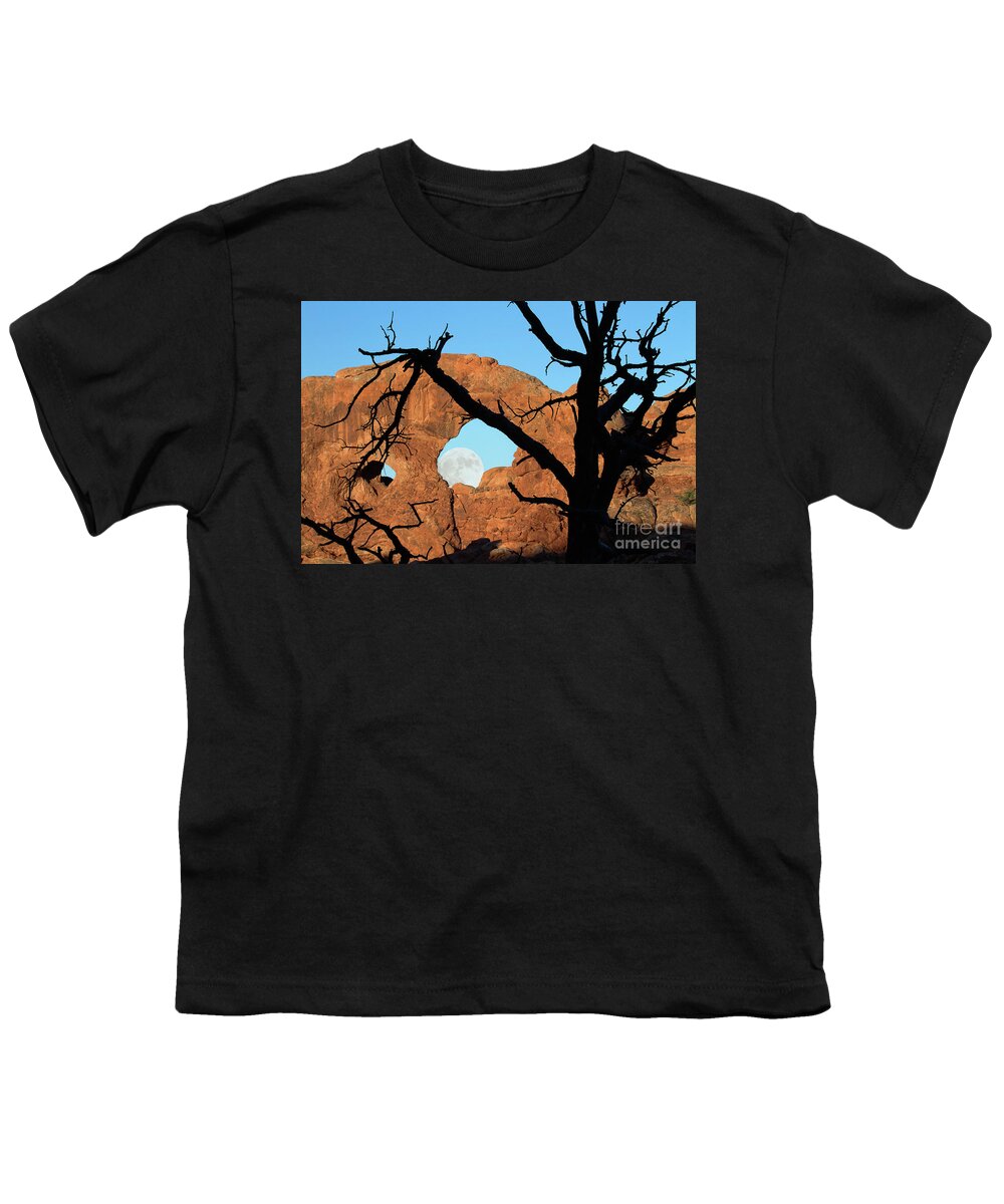 Utah Landscape Youth T-Shirt featuring the photograph Look Though my Window by Jim Garrison