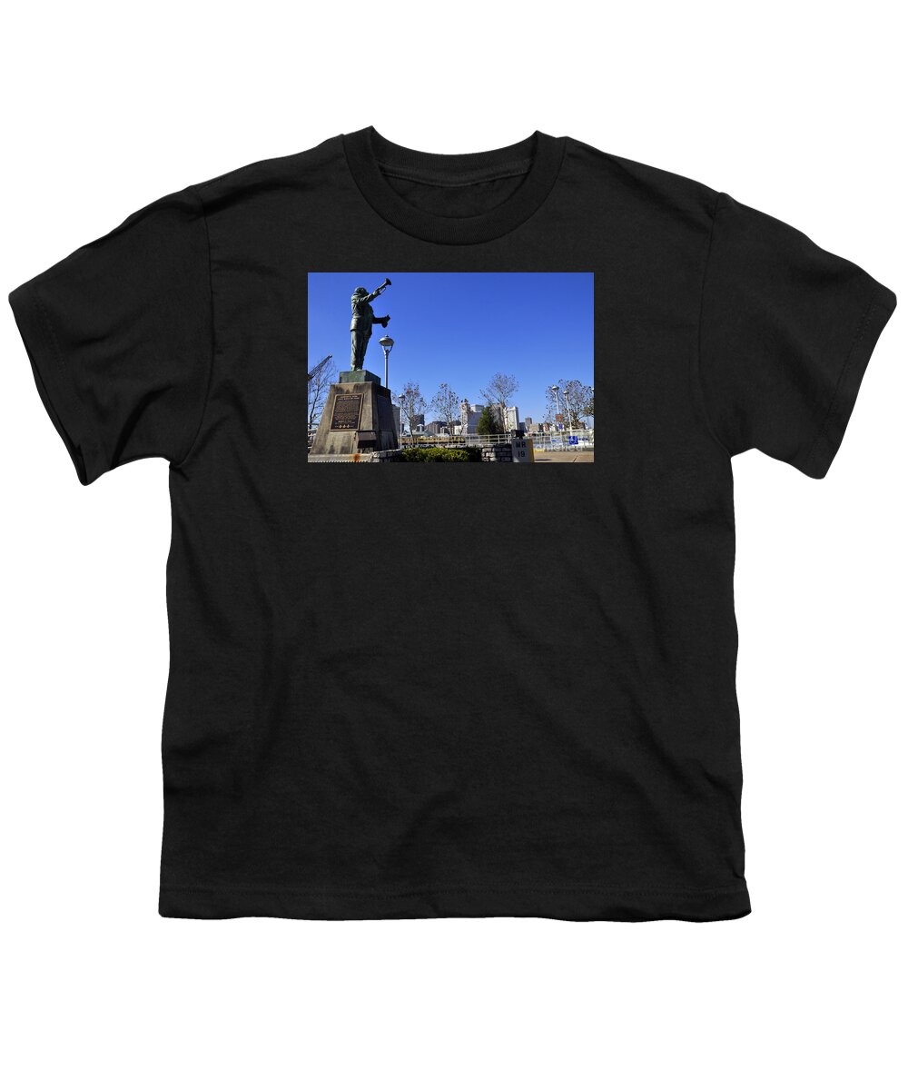 Louis Armstrong Youth T-Shirt featuring the photograph Louis Armstrong by Andrew Dinh