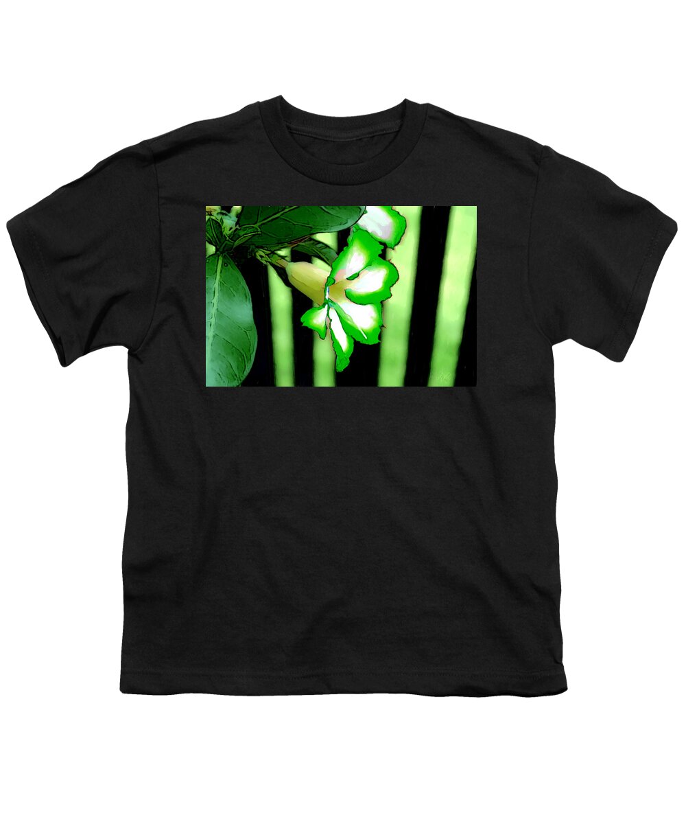 Bruce Youth T-Shirt featuring the painting Loving the Color Green by Bruce Nutting