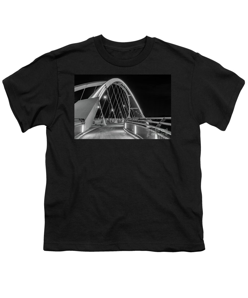 Lowry Avenue Bridge Youth T-Shirt featuring the photograph Lowry Avenue Bridge by Iryna Liveoak