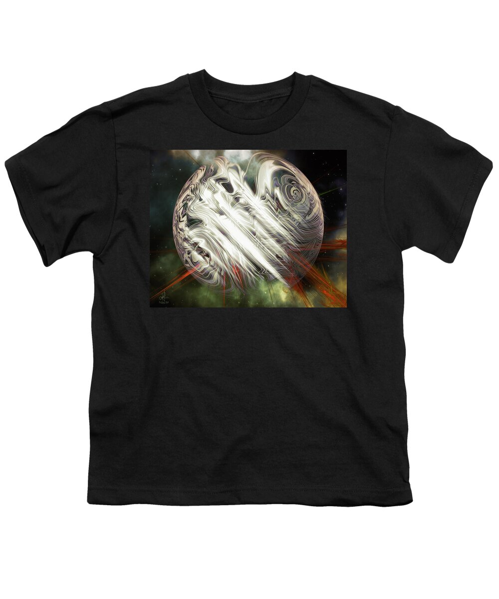 Moon Youth T-Shirt featuring the digital art Lucid by Pennie McCracken