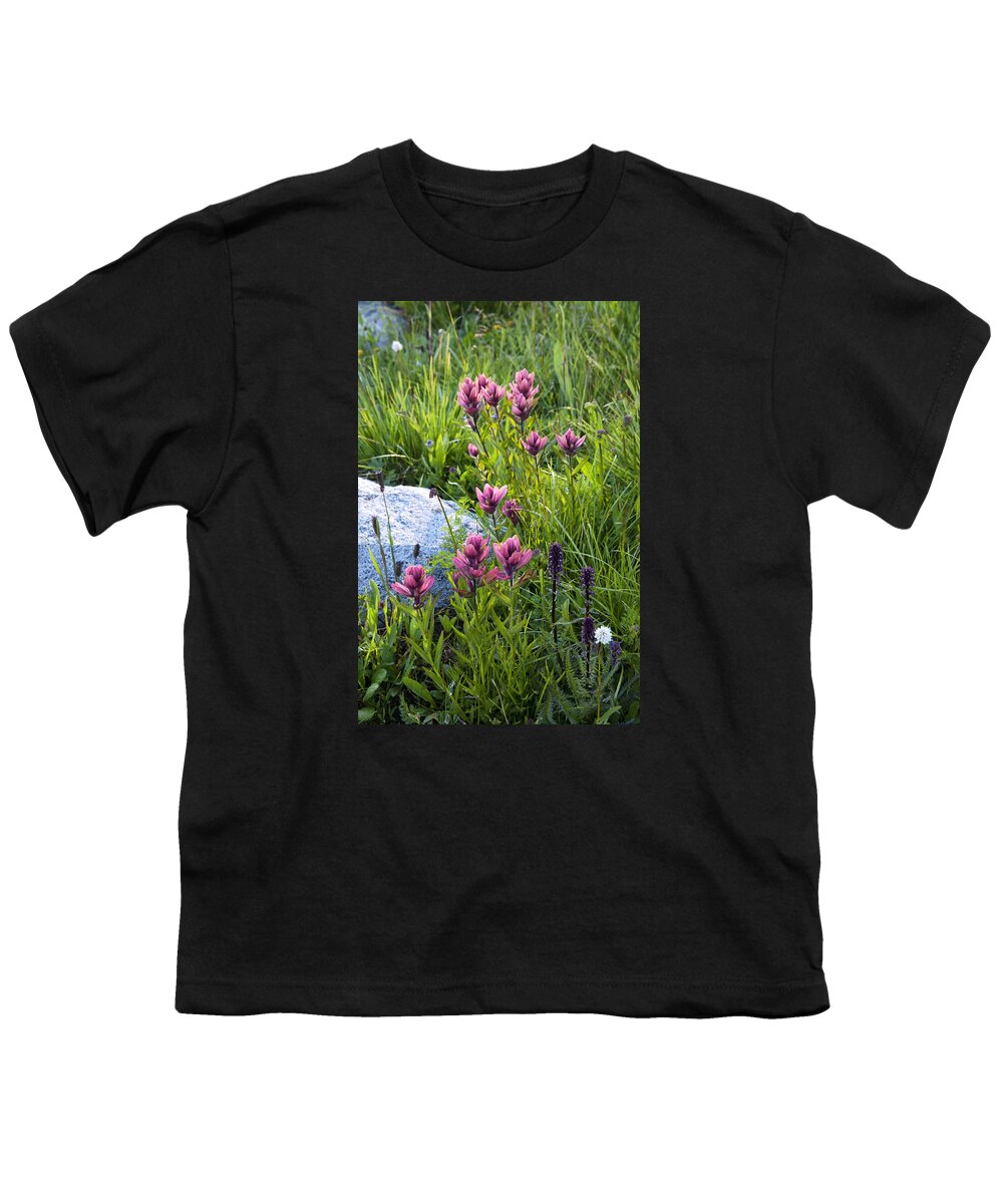 Magenta Youth T-Shirt featuring the photograph Magenta Meadow by Morris McClung