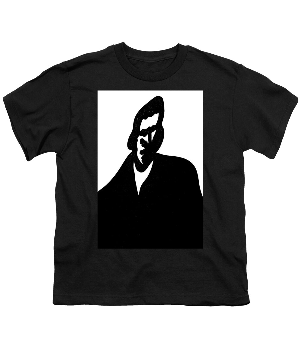 Man Youth T-Shirt featuring the photograph Man No. 51-1 by Sandy Taylor