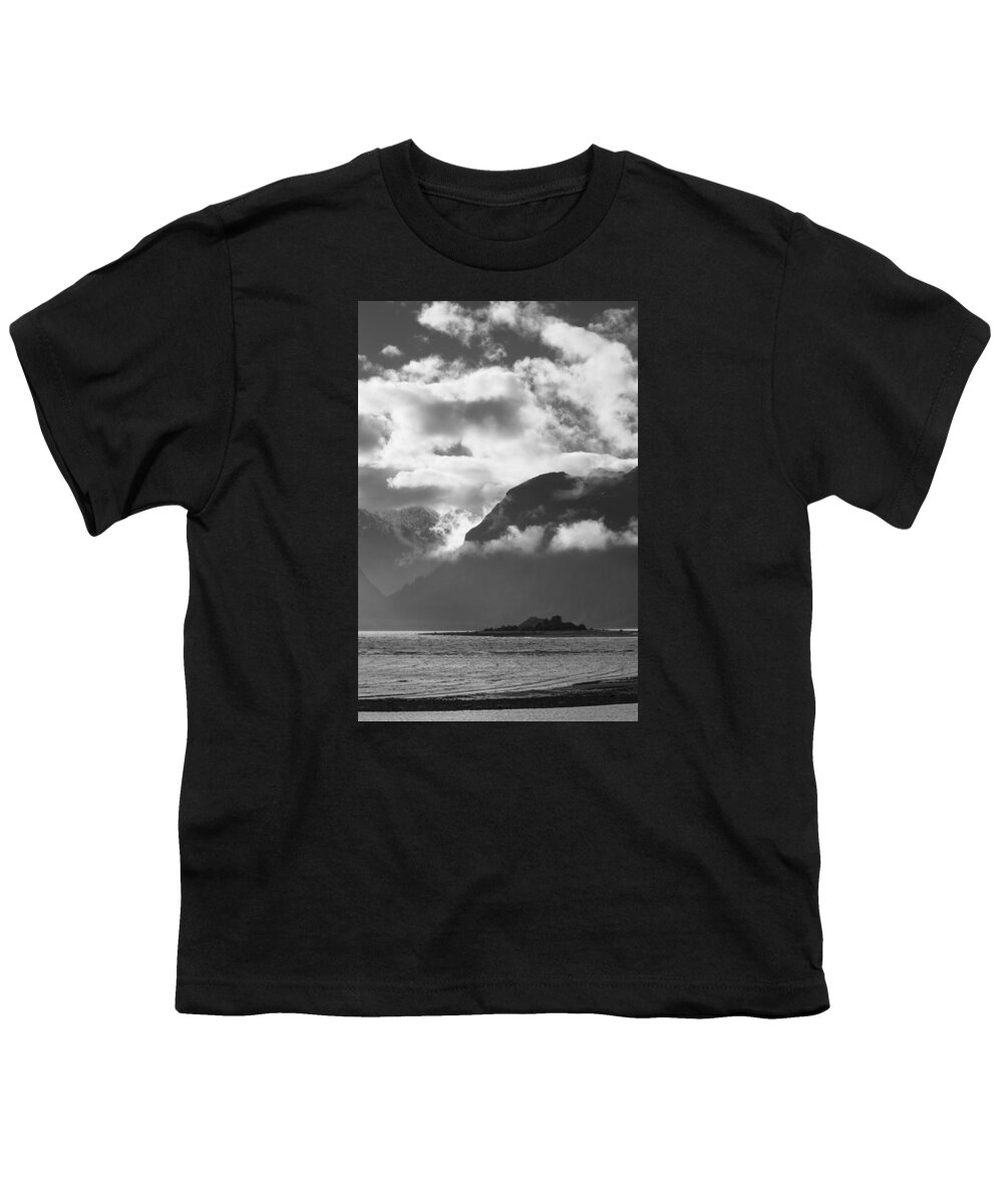 Alaska Youth T-Shirt featuring the photograph Many Moods of Pyramid Island by Michele Cornelius