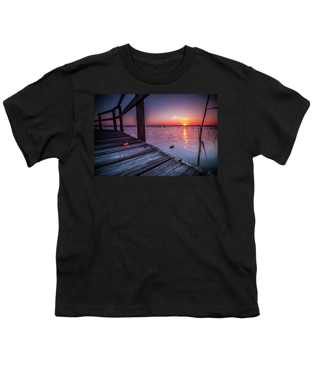May Youth T-Shirt featuring the photograph May Sunset 4 by Larkin's Balcony Photography