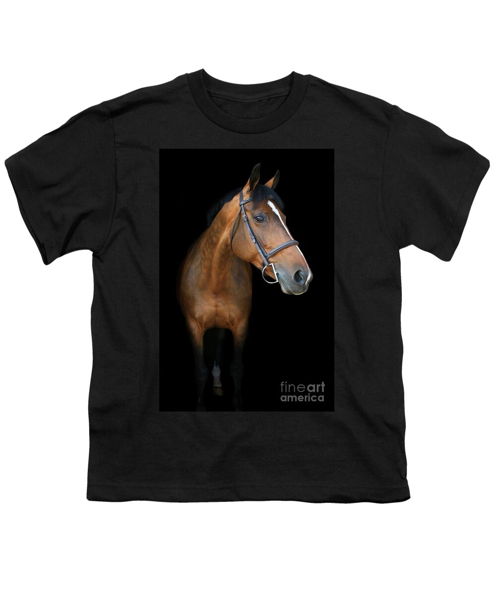  Youth T-Shirt featuring the photograph Melissa-Millie7 by Life With Horses