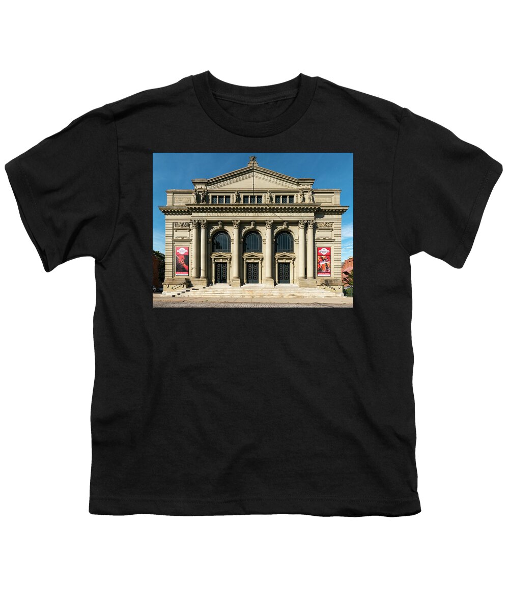 14-140mm Youth T-Shirt featuring the photograph Memorial Hall by Rob Amend