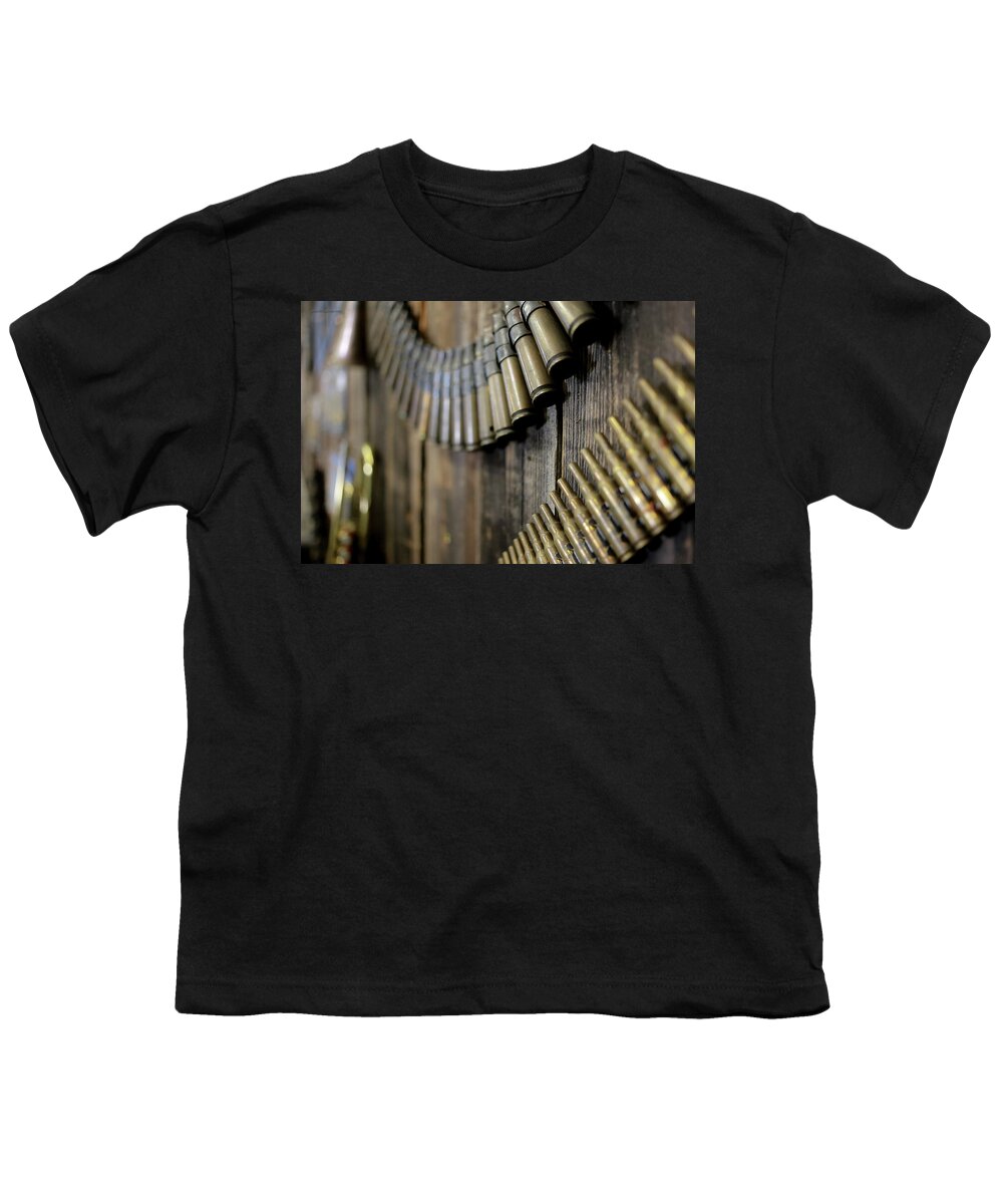 Wood Youth T-Shirt featuring the photograph Metal and Wood by Lora Lee Chapman