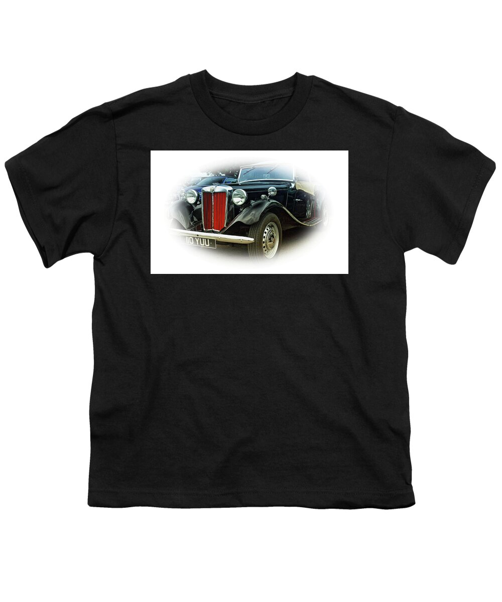 Cars Youth T-Shirt featuring the photograph MG by Richard Denyer