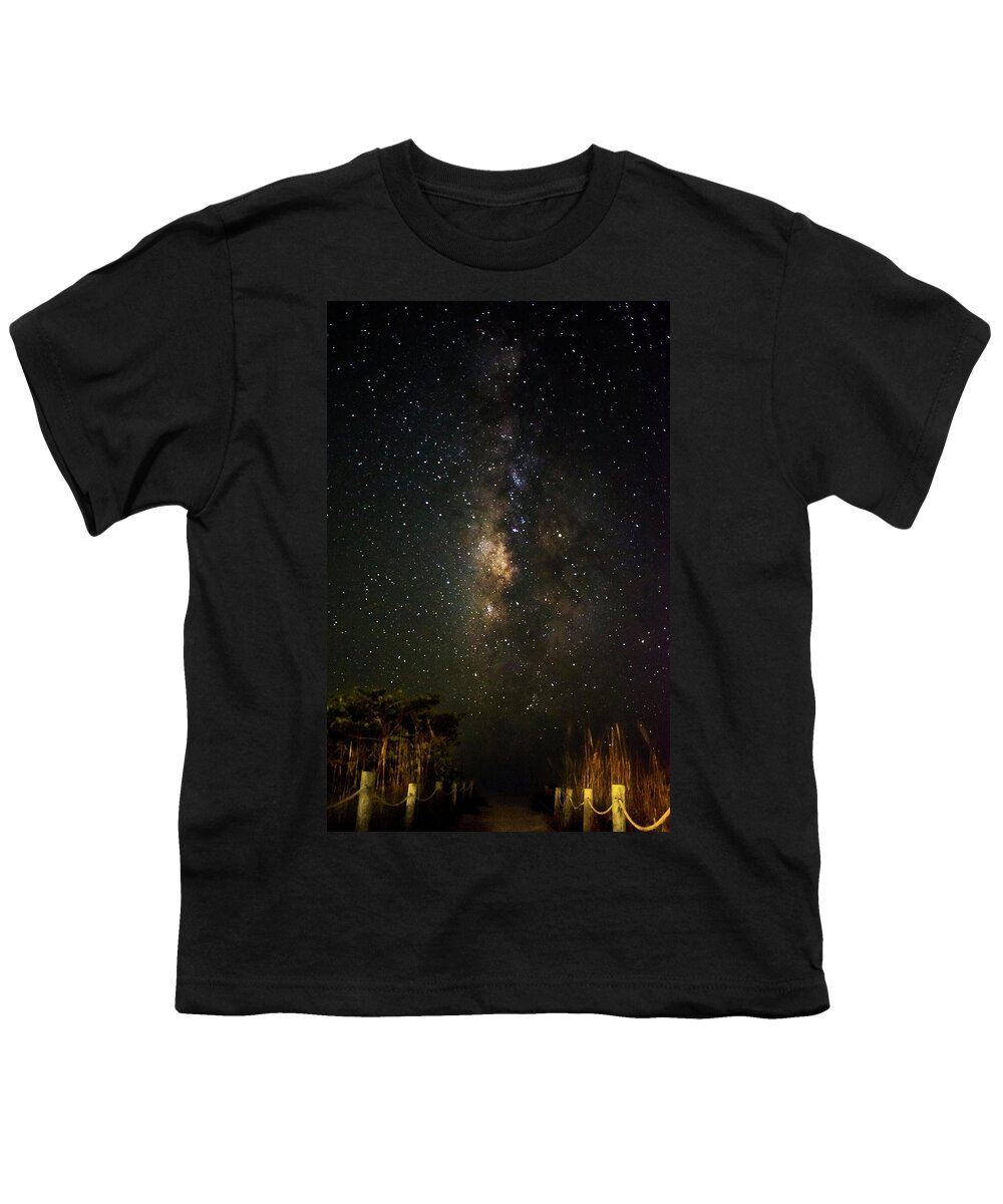 Milky Way Youth T-Shirt featuring the photograph Milky Way Access by Greg and Chrystal Mimbs