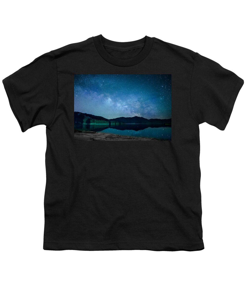 Dakota Youth T-Shirt featuring the photograph Milky Way Morning by Greni Graph