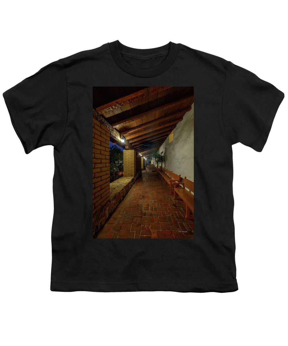 Youth T-Shirt featuring the photograph Mission San Luis Obispo by Tim Bryan
