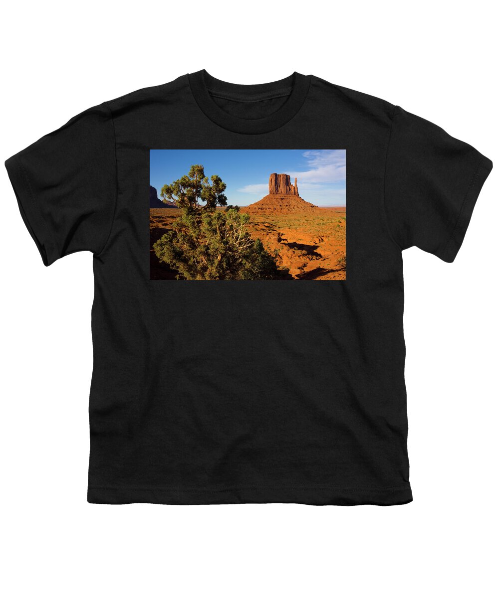 Monument Valley Youth T-Shirt featuring the photograph Monument Valley by Greg Smith