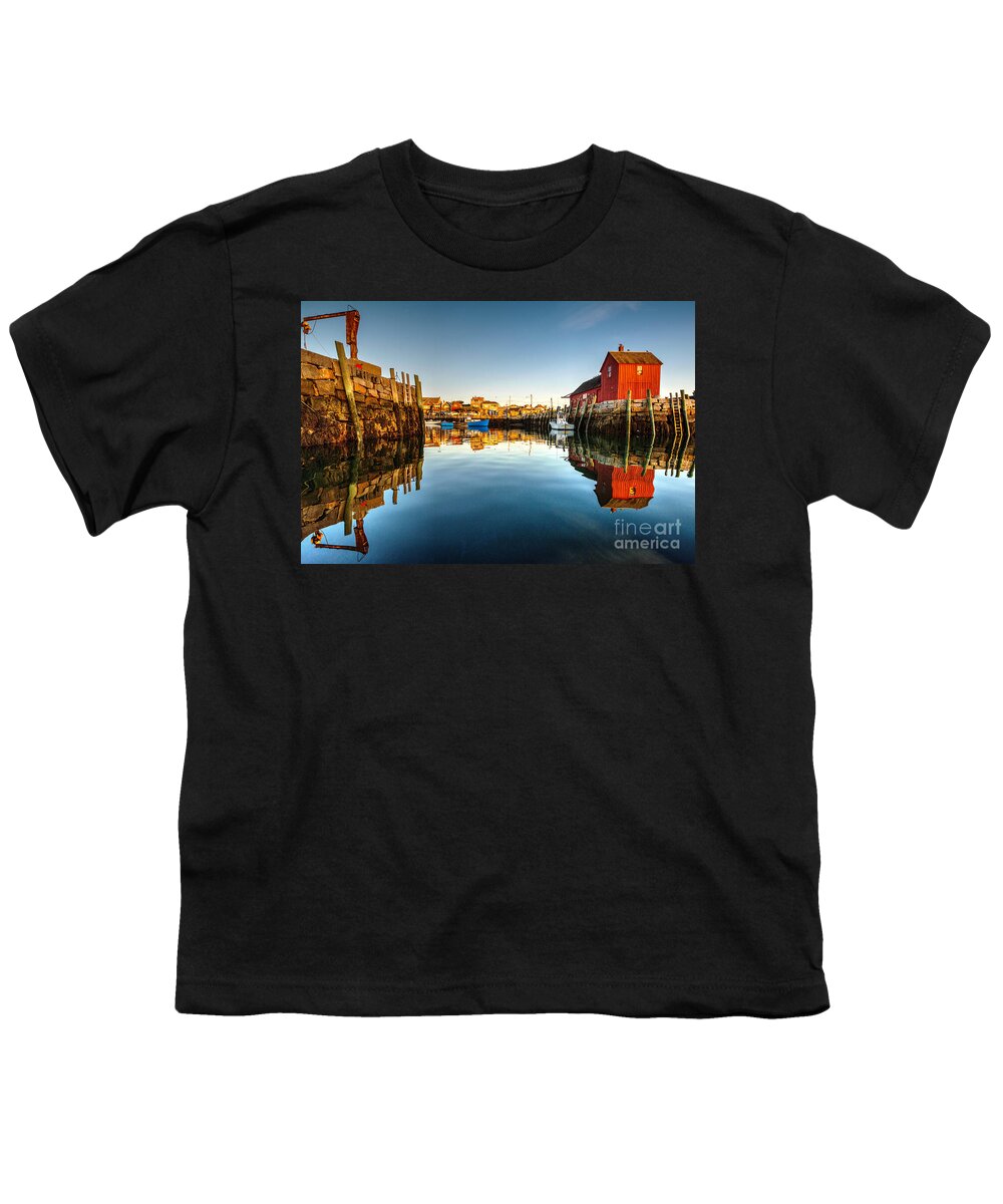 Seascape Youth T-Shirt featuring the photograph Motif #1 by Steve Brown