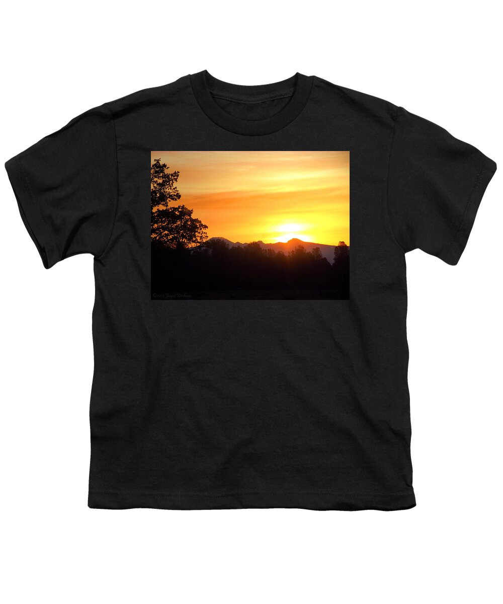 Sunrise Youth T-Shirt featuring the photograph Mount Lassen Sunrise 03 23 15 II by Joyce Dickens