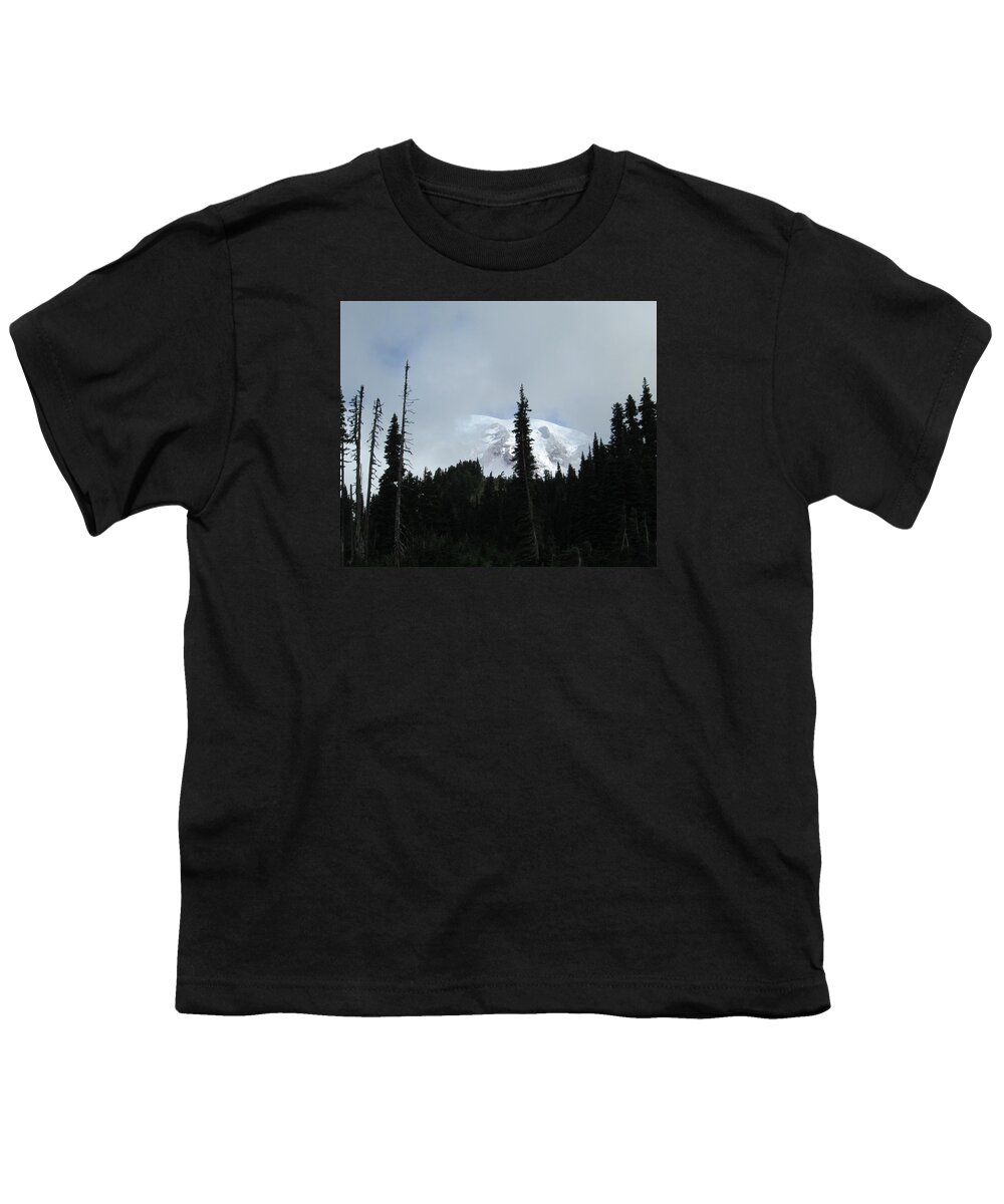 Mount Rainier Youth T-Shirt featuring the photograph Mount Rainier by John Mathews
