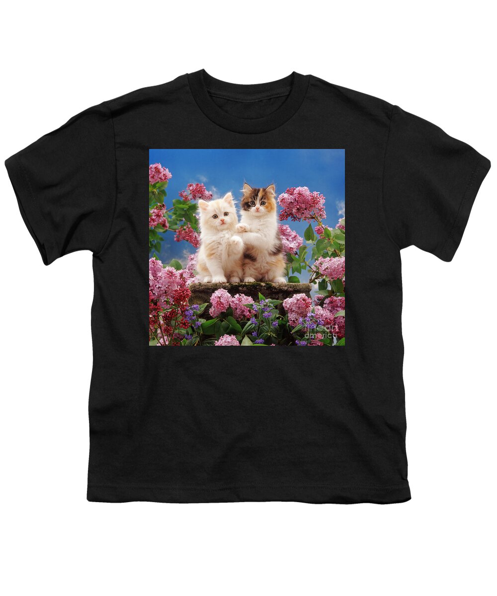 Green Alkanet Youth T-Shirt featuring the photograph Move over, this is My Flower Patch by Warren Photographic