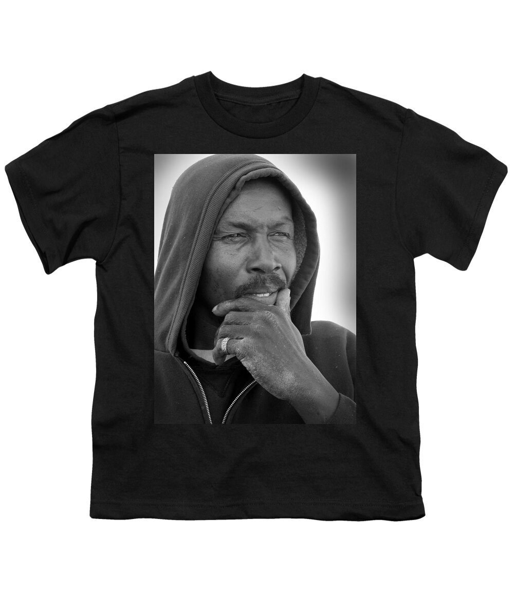 Portrait Youth T-Shirt featuring the photograph Mr Willie Brown by DArcy Evans