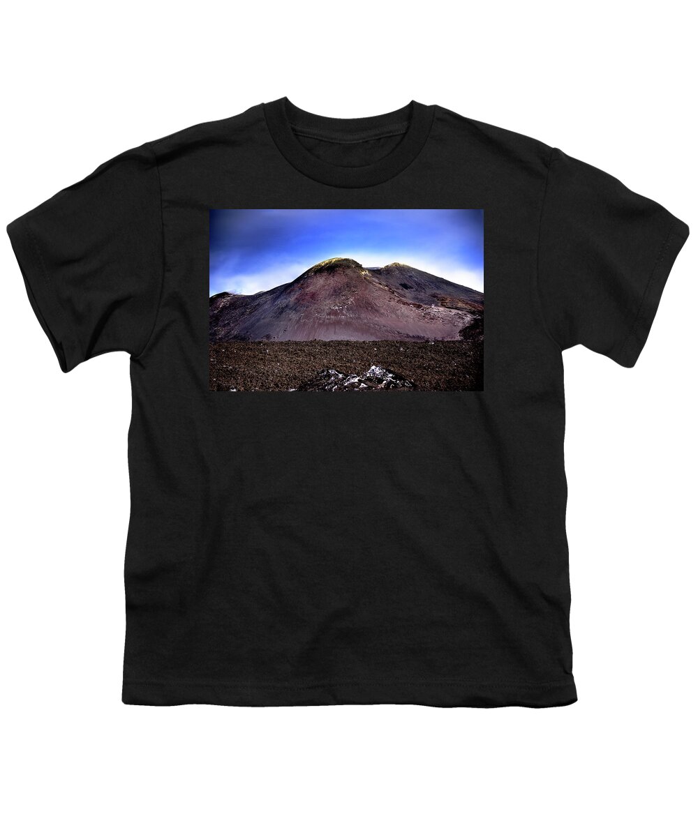  Youth T-Shirt featuring the photograph Mt. Etna III by Patrick Boening