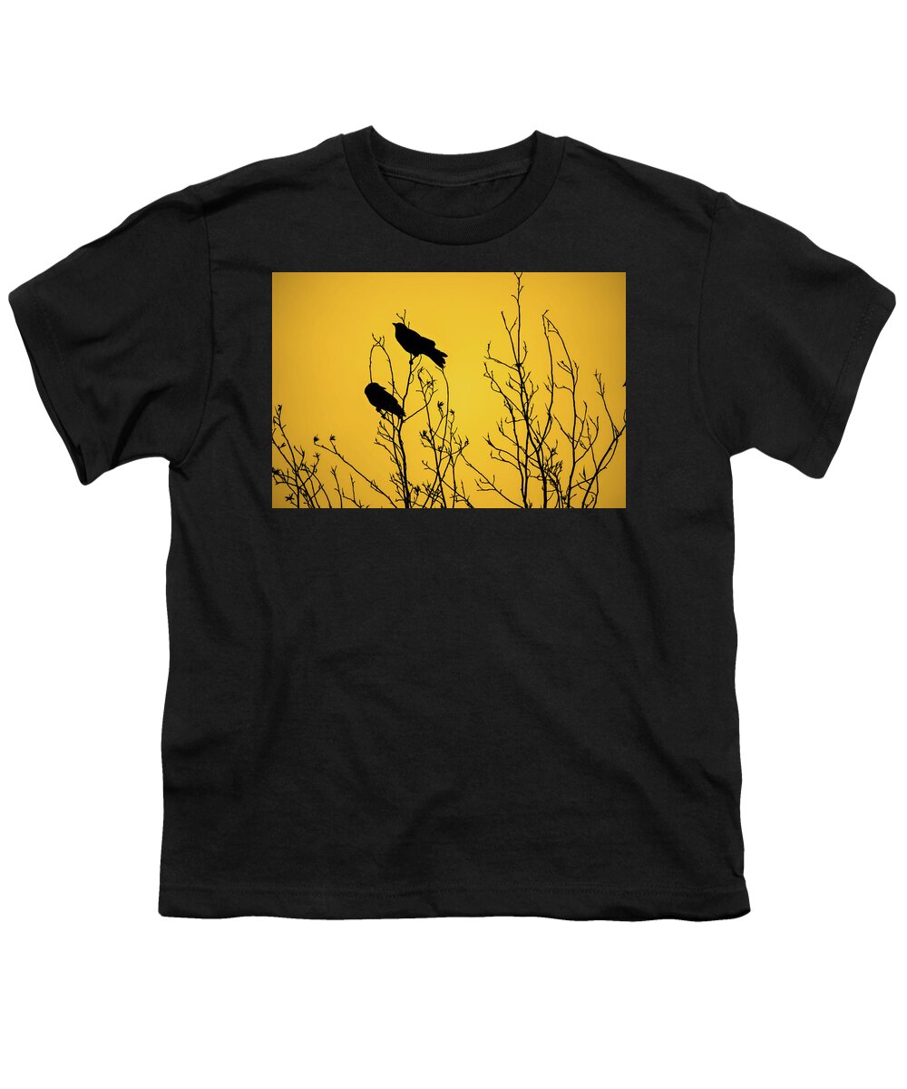 Mustard Dawn Youth T-Shirt featuring the photograph Mustard Dawn by Heather Joyce Morrill