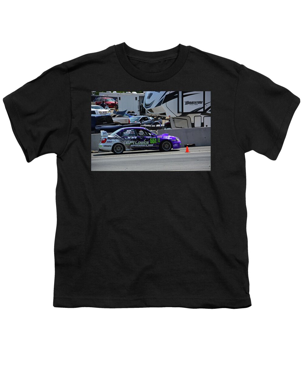 Motorsports Youth T-Shirt featuring the photograph NASA's Subie Girls by Mike Martin