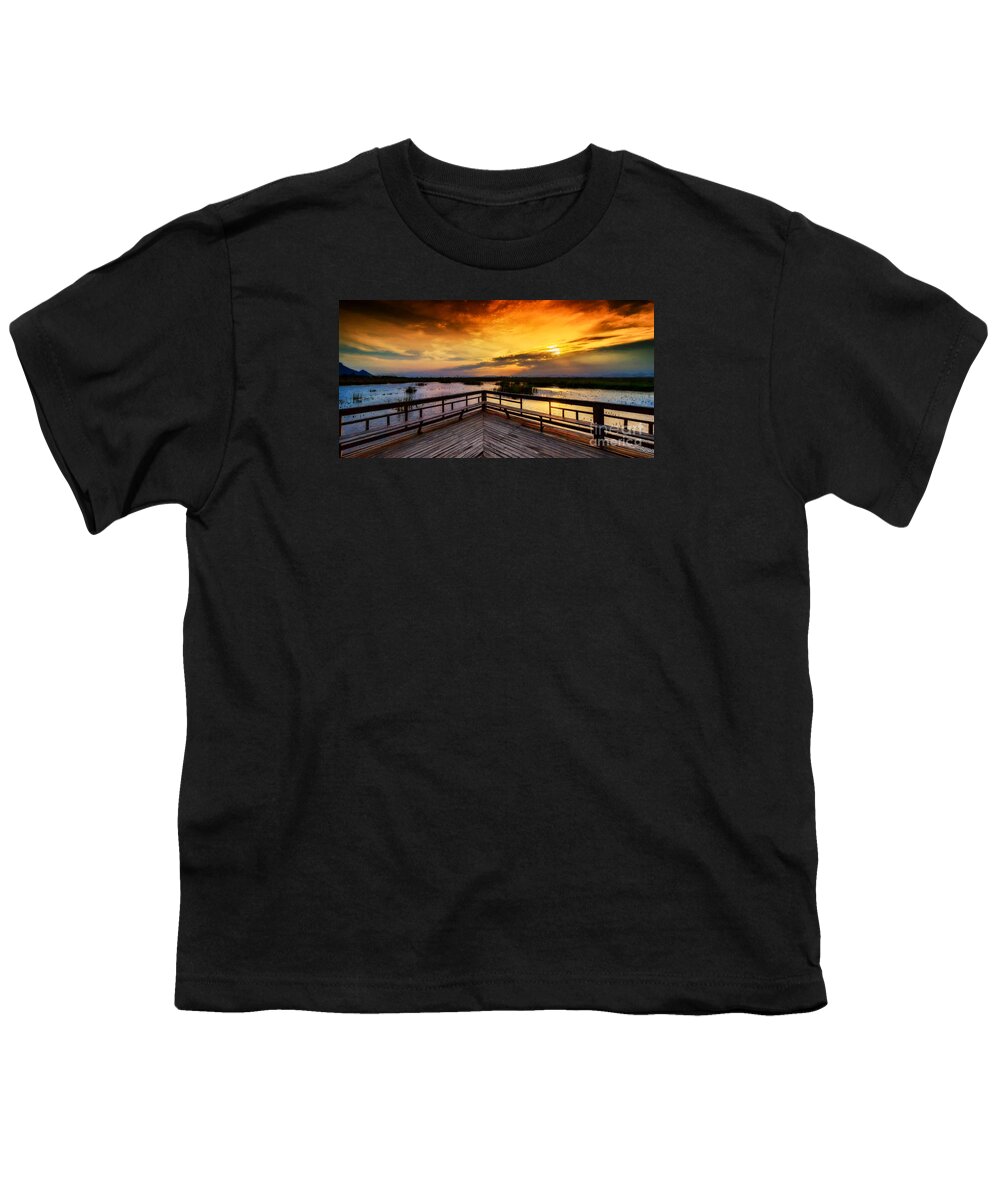 Khao Sam Roi Yot Youth T-Shirt featuring the photograph National Park Sunset by Adrian Evans