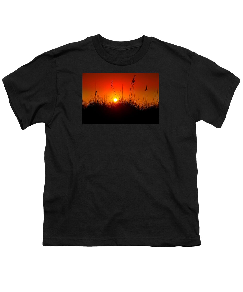 Beach Youth T-Shirt featuring the photograph Natures Beach Sunset by Kevin Cable