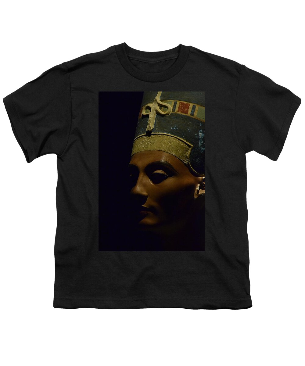 Egyptian Youth T-Shirt featuring the photograph Nefertiti Queen of Egypt by Nadalyn Larsen
