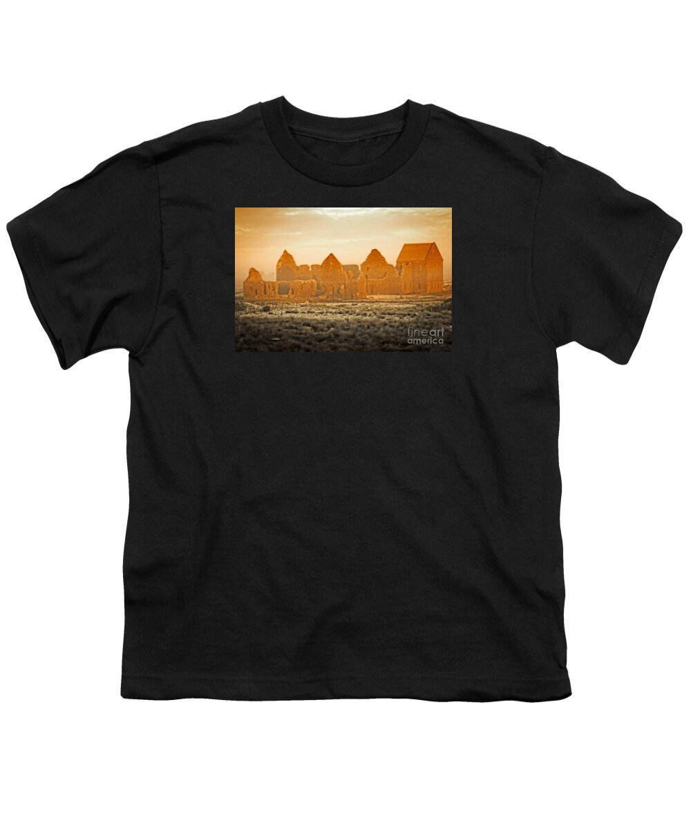 Old Irish Ruins Youth T-Shirt featuring the photograph Old Irish Ruins by Imagery by Charly