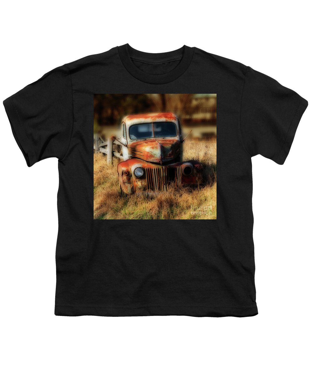Auto Youth T-Shirt featuring the photograph Oldie by Jim Hatch