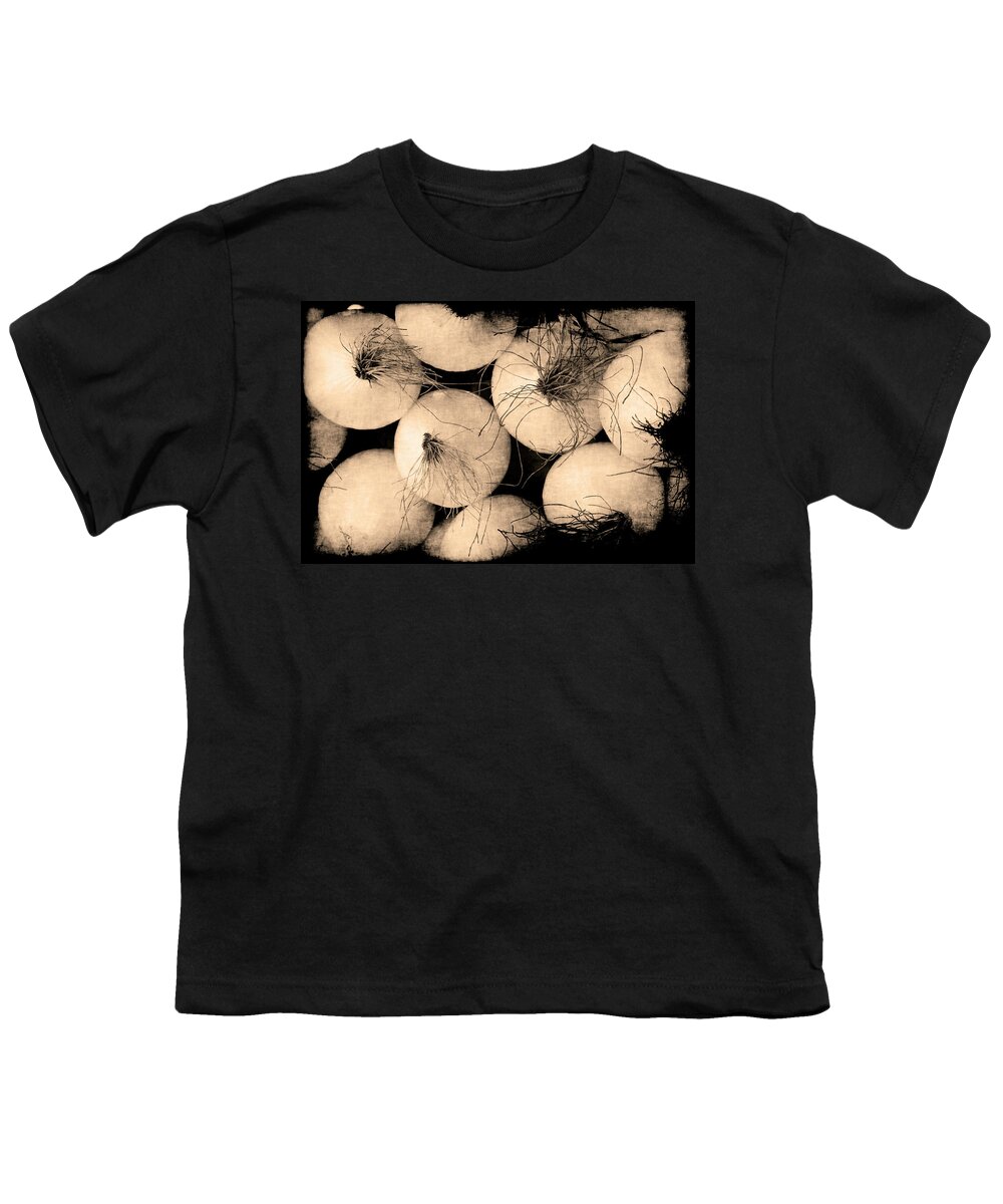 Onions Youth T-Shirt featuring the photograph Onions by Jennifer Wright