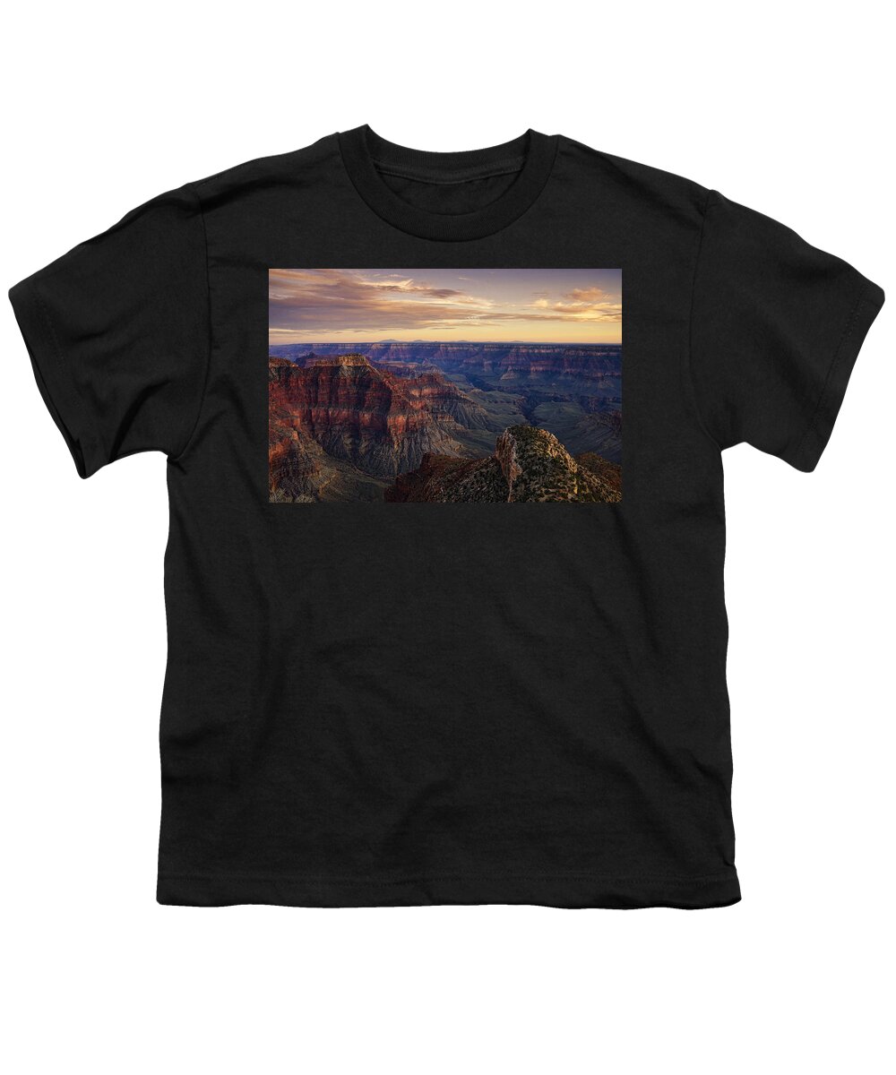 Point Sublime Youth T-Shirt featuring the photograph Out on the Edge Is Where I Long to be by Saija Lehtonen