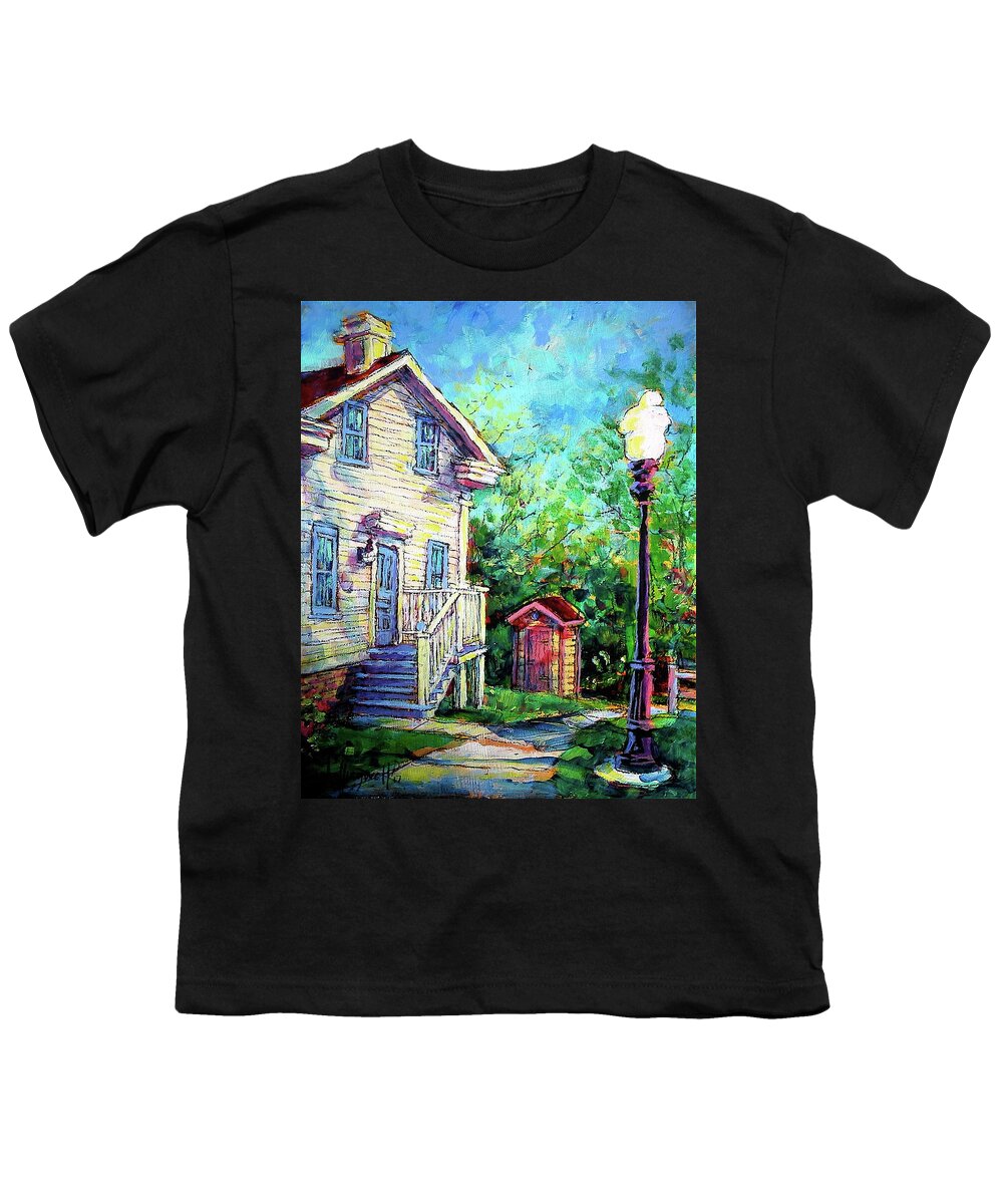 Painting Youth T-Shirt featuring the painting Outback by Les Leffingwell