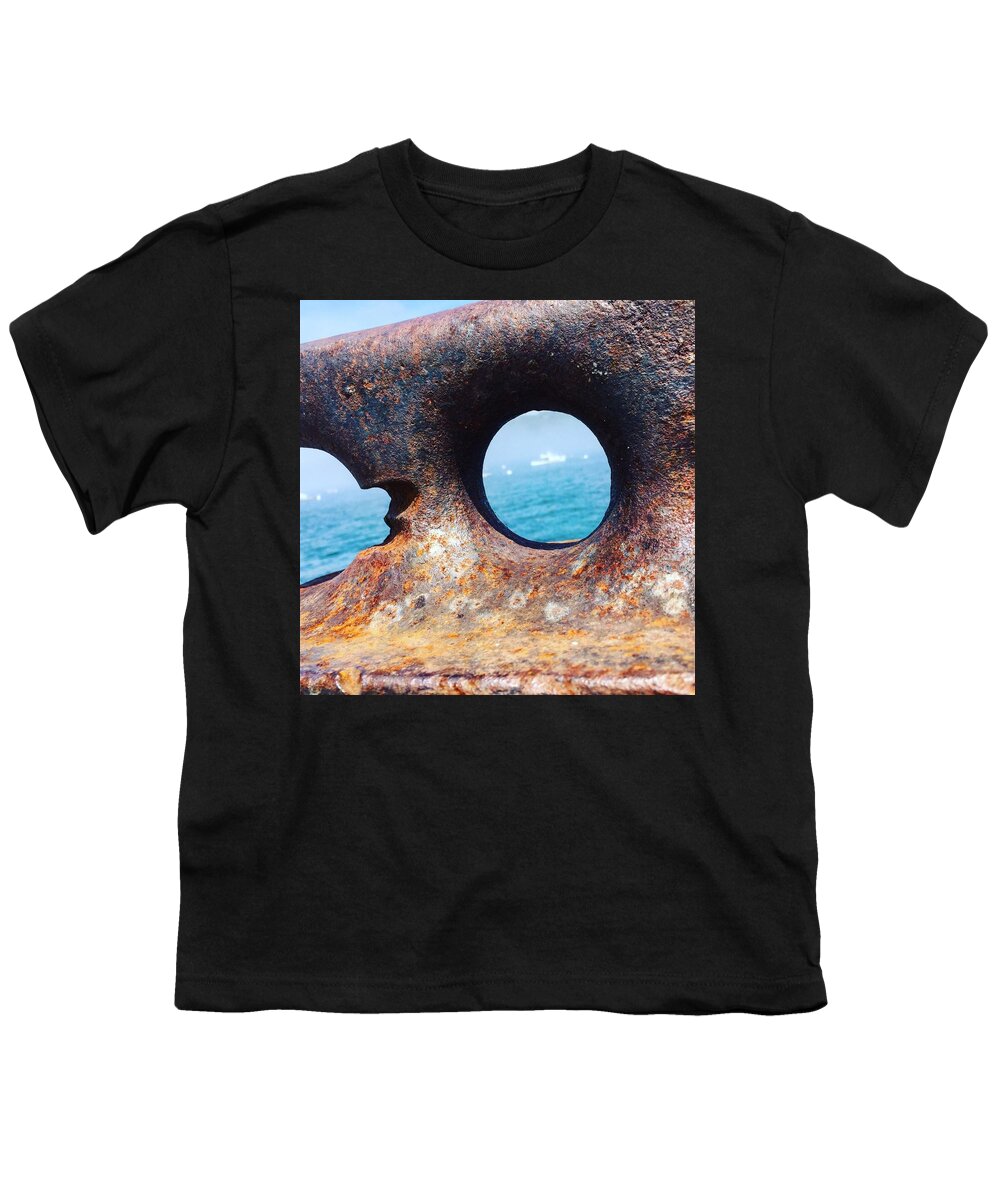  Youth T-Shirt featuring the digital art Peeping by Olivier Calas