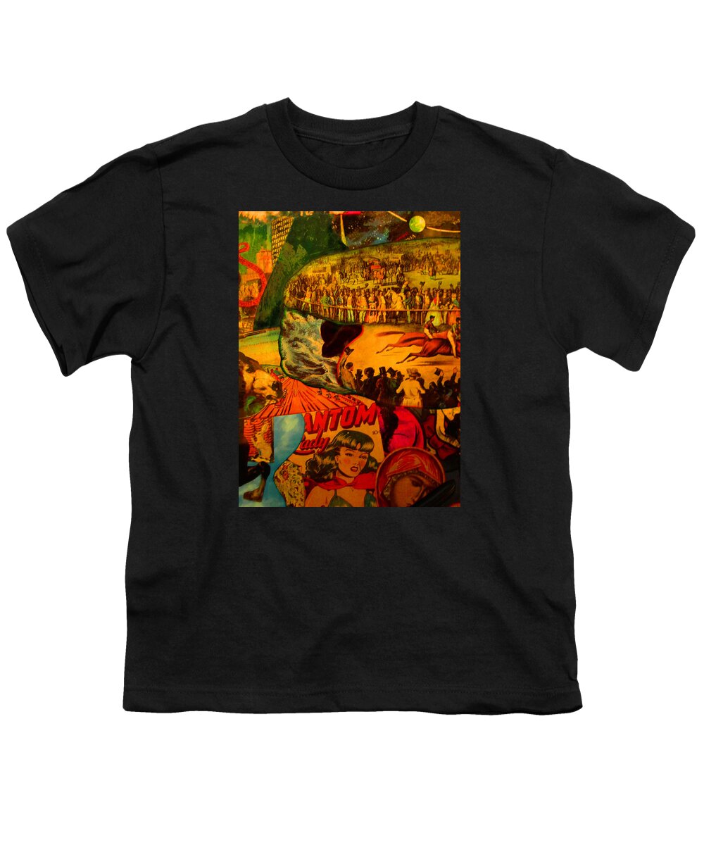  Youth T-Shirt featuring the painting Phantom Lady by Steve Fields