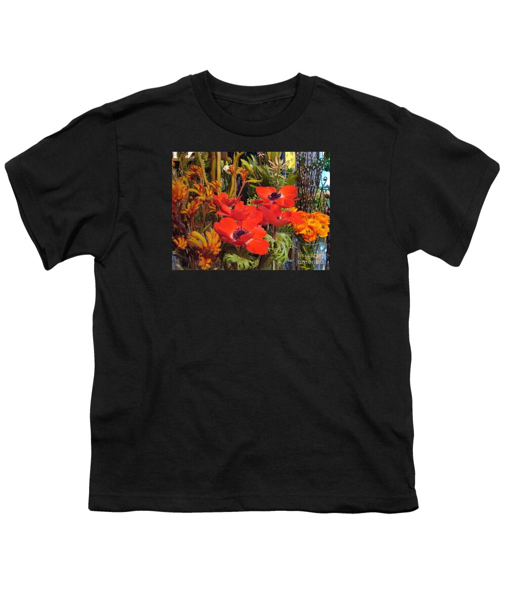Cathy Dee Janes Youth T-Shirt featuring the photograph Poppiest by Cathy Dee Janes