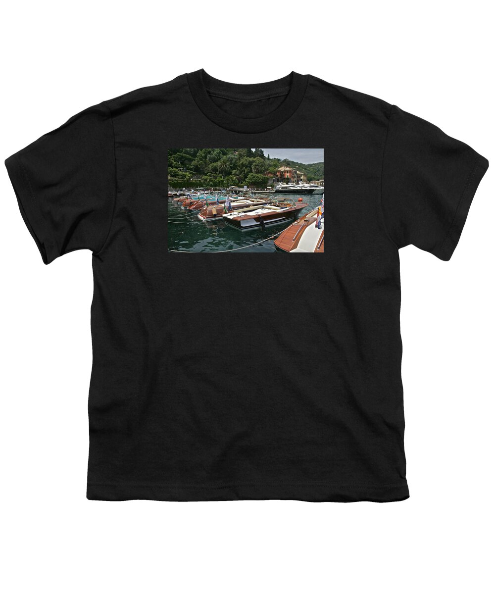 Italy Youth T-Shirt featuring the photograph Portofino Classics by Steven Lapkin