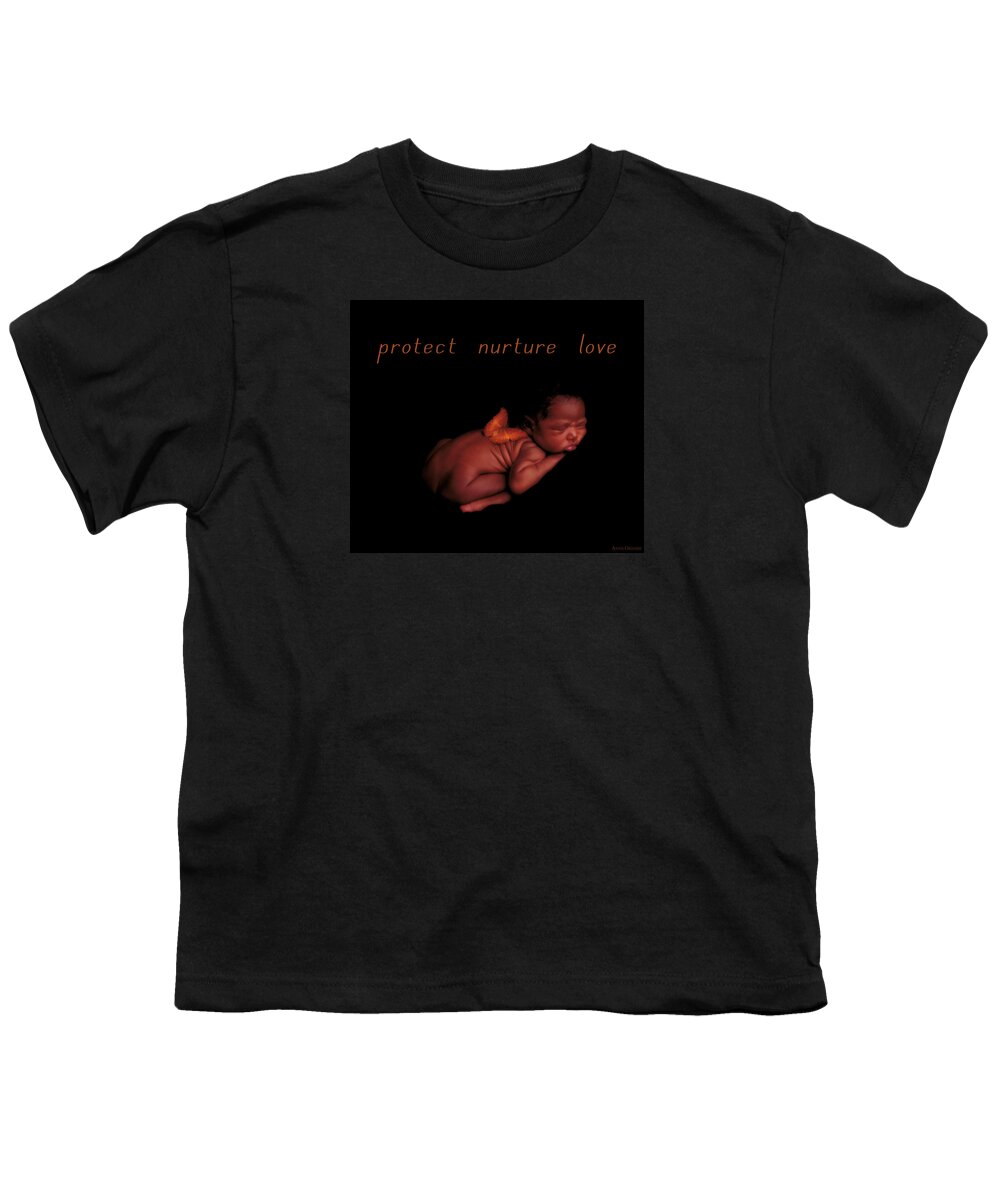 Protect Youth T-Shirt featuring the photograph Protect Nurture Love by Anne Geddes