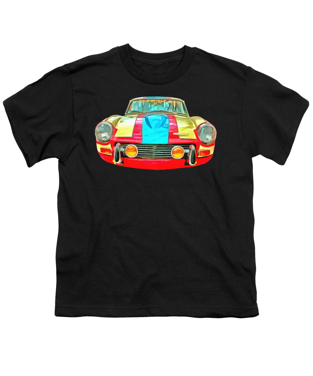 Pop Youth T-Shirt featuring the photograph Race Car T-shirt by Edward Fielding