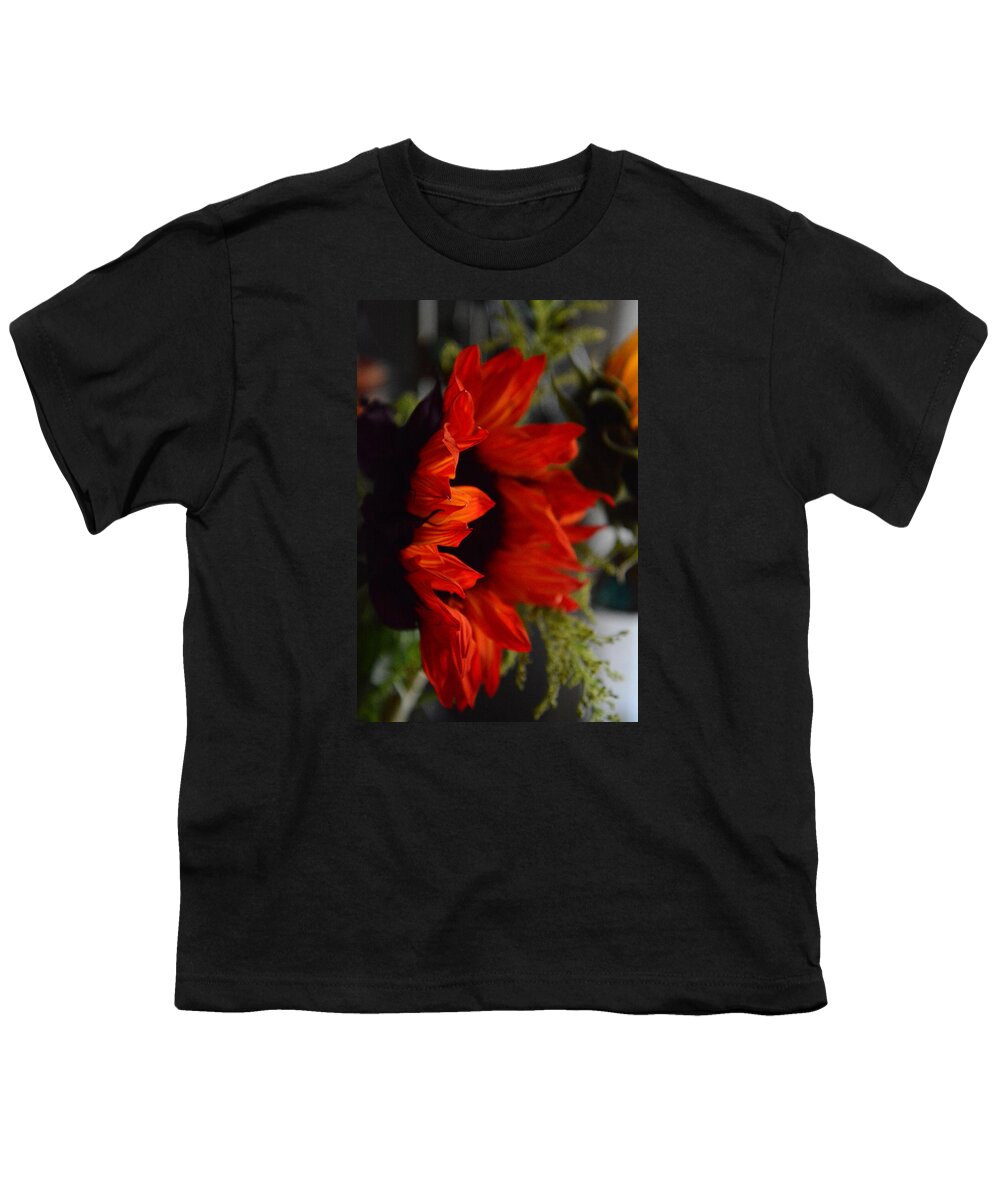 Red Youth T-Shirt featuring the photograph Red Flower by Whispering Peaks Photography