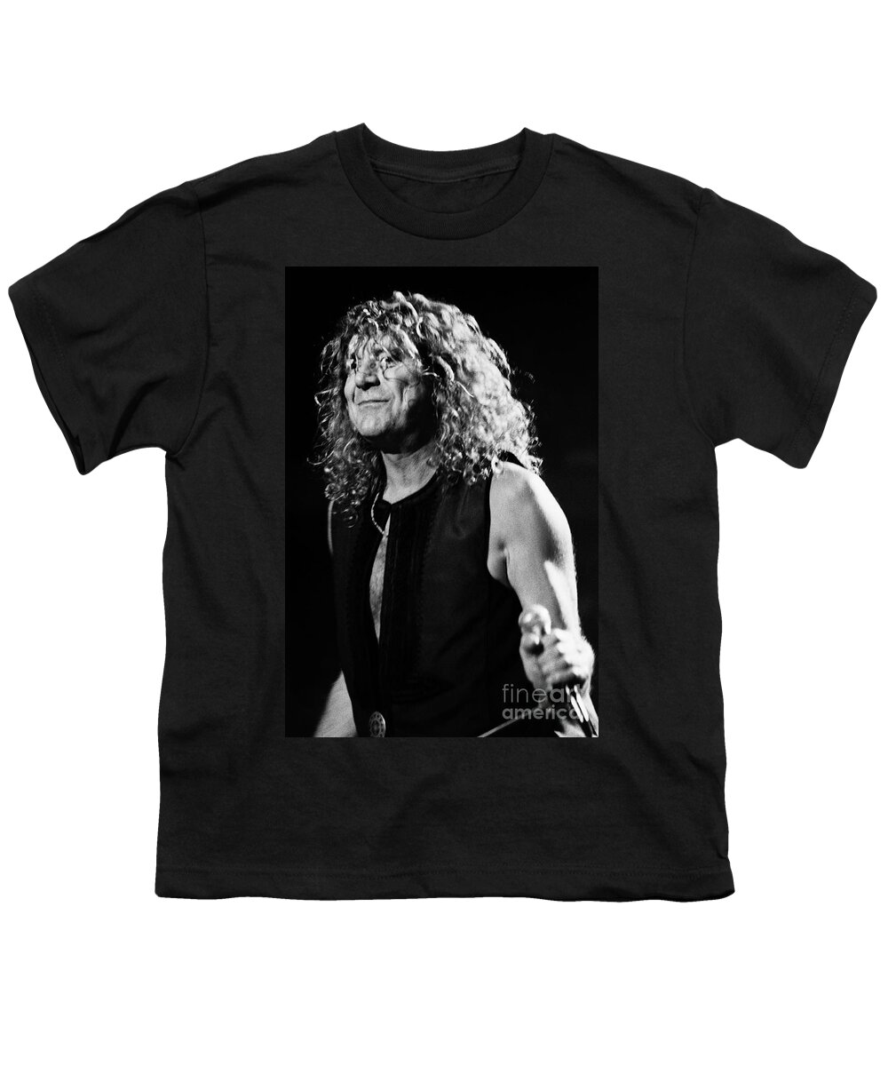Robert Plant Youth T-Shirt featuring the photograph Robert Plant-0039 by Timothy Bischoff