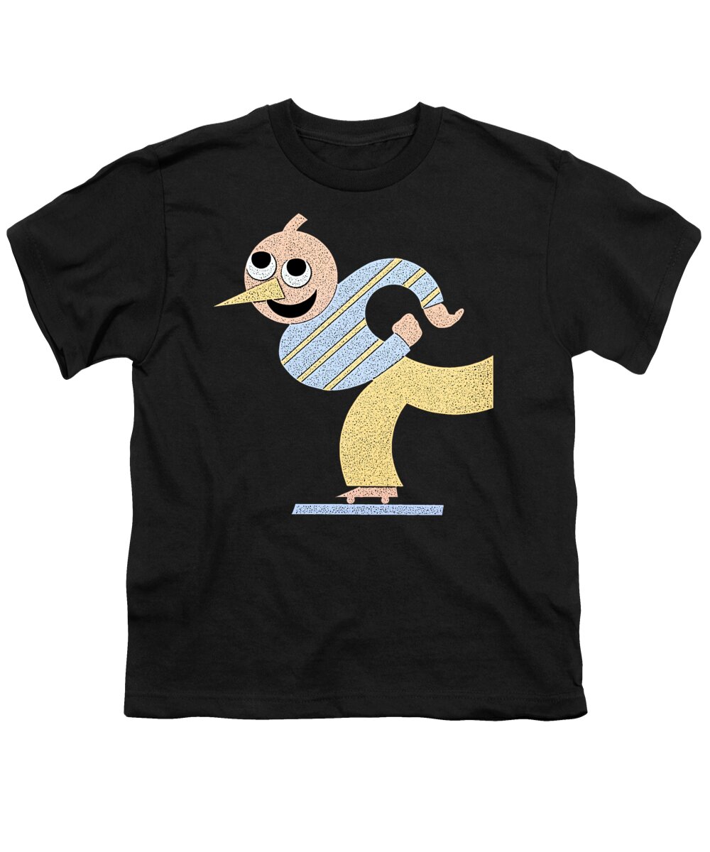 Roller Youth T-Shirt featuring the photograph Roller Skater t-shirt by Edward Fielding