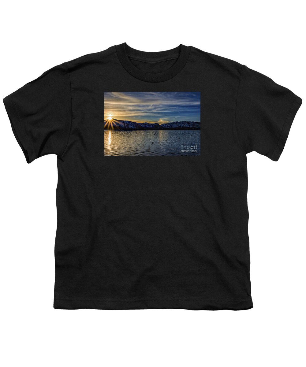 Second Sun Youth T-Shirt featuring the photograph Second Sun by Mitch Shindelbower