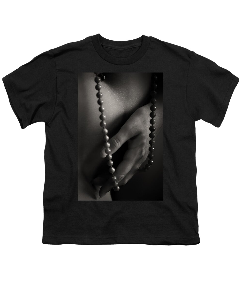 Nude Youth T-Shirt featuring the photograph Secret Treasure by Vitaly Vakhrushev